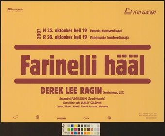 Farinelli hääl : Derek Lee Ragin