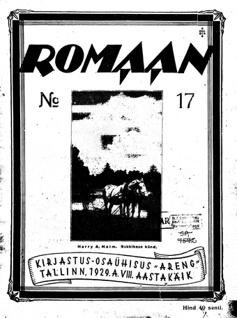 Romaan ; 17 (179) 1929-09