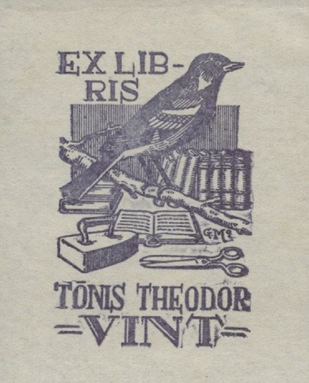 Ex libris Tõnis Theodor Vint 