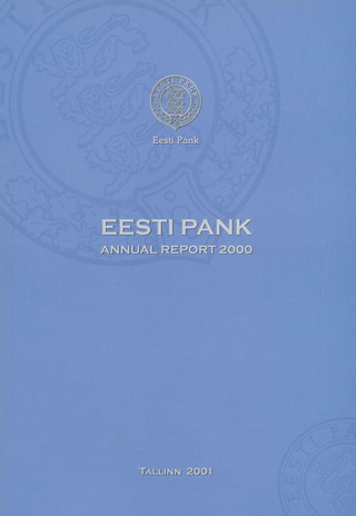 Eesti Pank. Annual report ; 2000