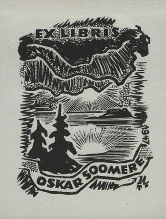 Ex libris Oskar Soomere 