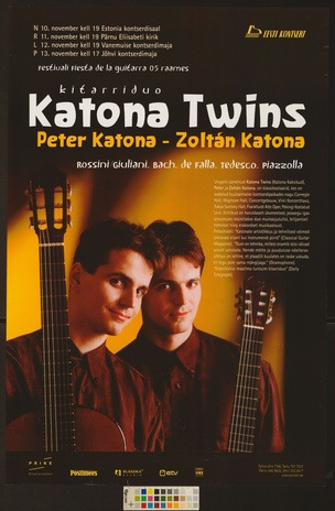Kitarriduo Katona Twins : Peter Katona, Zoltán Katona 