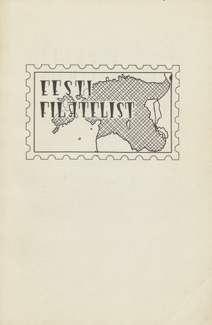 Eesti filatelist = The Estonian philatelist ; 10 1965