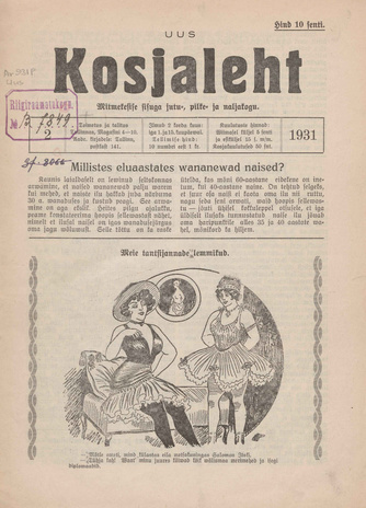 Uus Kosjaleht ; 2 1931