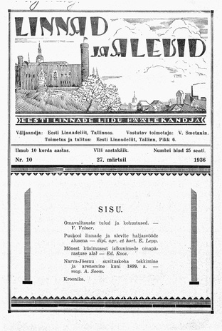 Linnad ja Alevid ; 10 1936-03-27