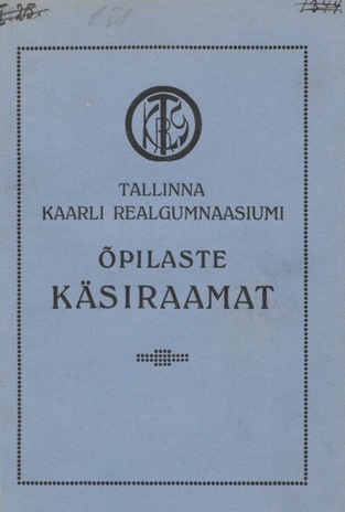 Tallinna Kaarli realgümnaasiumi õpilaste käsiraamat