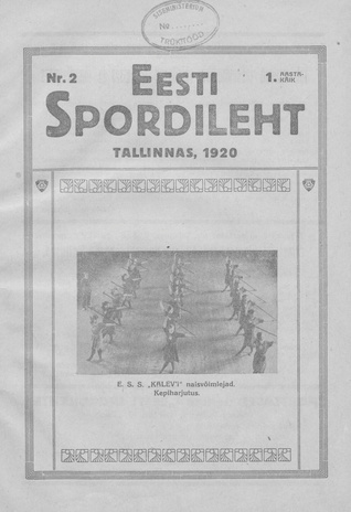 Eesti Spordileht ; 2 1920-05-22