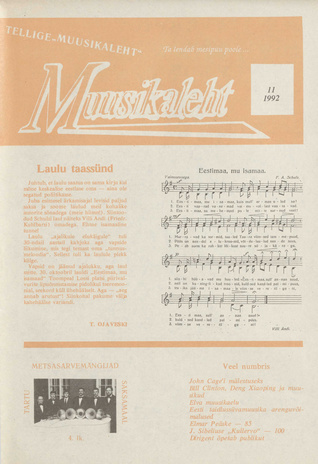 Muusikaleht ; 11 1992