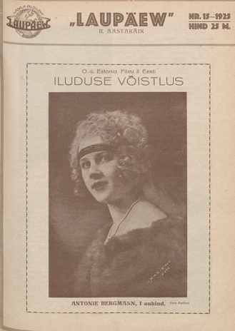 Laupäev : nädala pildileht ; 15 1925