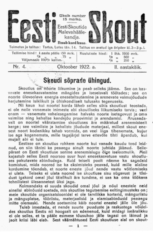 Eesti Skout ; 4 1922-10