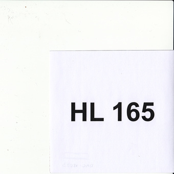 HL 165 : Eesti Muusikafondi heliarhiiv