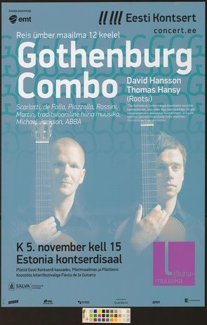 Gothenburg Combo : David Hansson, Thomas Hansy 