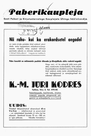 Paberikaupleja ; 3 1939-10-10