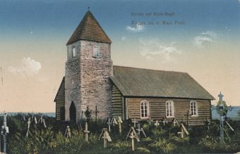 Kirche auf Klein-Rogö : Кирка на о. Мал. Рогэ