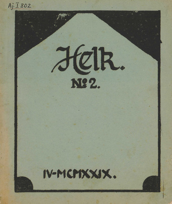 Helk : Türi A/m gümnaasiumi õpilasajakiri ; 2 1929