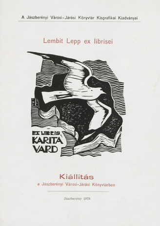 Lembit Lepp : kiállítás, Jászberény, 1979 : kataloog 