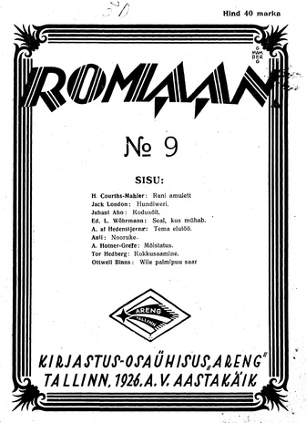 Romaan ; 9 (99) 1926-05