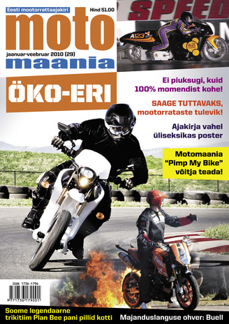 Motomaania : Eesti mootorrattaajakiri ; 29 2010-01/02