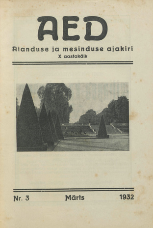 Aed : aianduse ajakiri ; 3 1932-03
