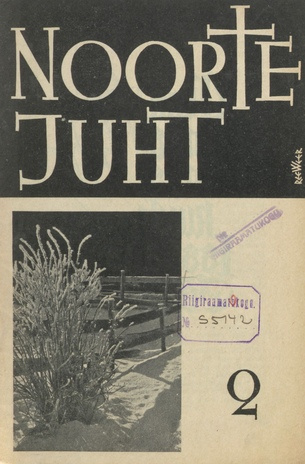 Noorte juht : Eesti ev.-lut. kiriku noorte häälekandja ; 2 1939-01-26