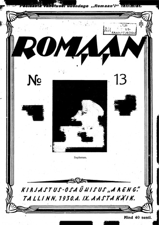 Romaan ; 13 (199) 1930-07