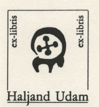Ex-libris Haljand Udam 
