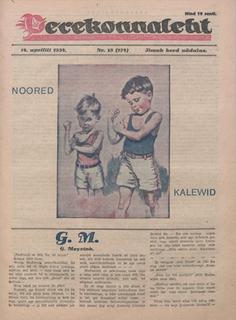 Perekonnaleht : mitmesuguse sisuga ajaviiteajakiri ; 15 (174) 1934-04-14