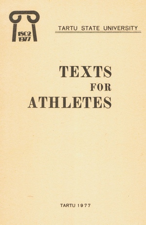 Texts for athletes : [inglise-eesti sõnastikuga] 