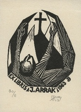 Ex libris J. Arrak 1963 