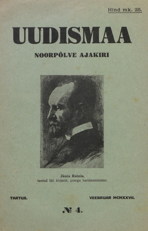 Uudismaa ; 1 1927-02