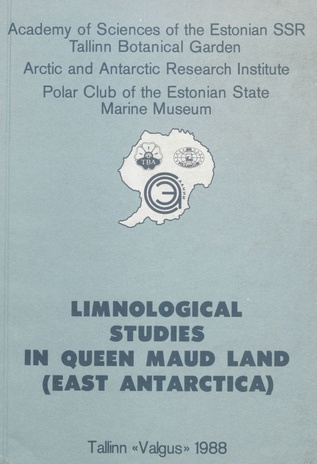 Limnological studies in Queen Maud Land (East Antarctica) 