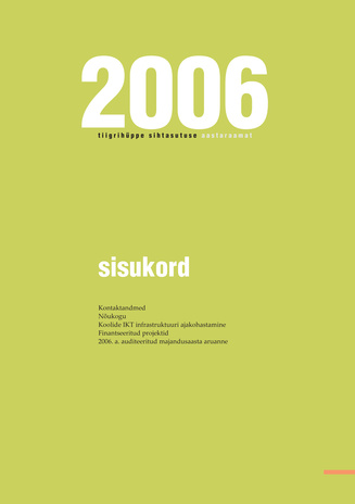 Tiigrihüppe Sihtasutuse aastaraamat 2006