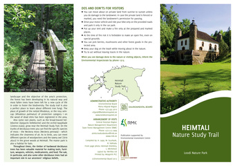 Heimtali nature study trail : Loodi nature park 