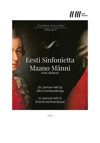 Kuldne klassika „Mozart“. Eesti Sinfonietta. Maano Männi