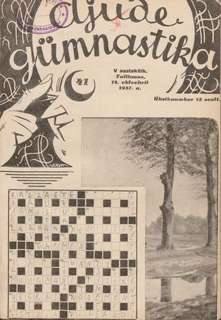 Ajude Gümnastika : ristsõnamõistatuste ajakiri ; 41 1937-10-14