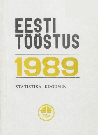 Eesti tööstus : statistika kogumik 