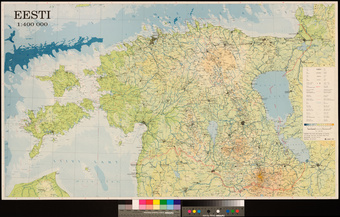 Eesti : ülevaatekaart = general map = Übersichtskarte = обзорная карта 
