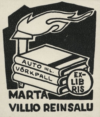 Ex-libris Marta Villio Reinsalu