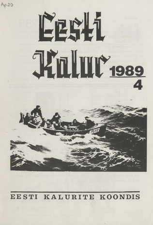 Eesti Kalur ; 4 1989 sügis