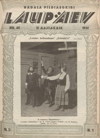 Laupäev : nädala pildileht ; 40 1925