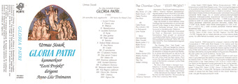 Gloria Patri... : 24 vaimulikku laulu segakoorile = 24 hymnus for mixed choir