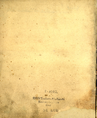 Estho-Livonis, Hand- und Hauszbuch für das Fürstenthumb Esthen In Liffland