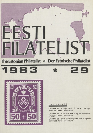Eesti filatelist = The Estonian philatelist ; 29 1983