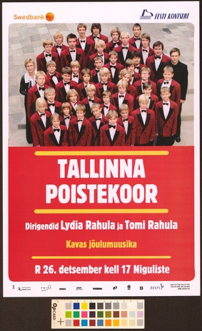 Tallinna Poistekoor : kavas jõulumuusika 